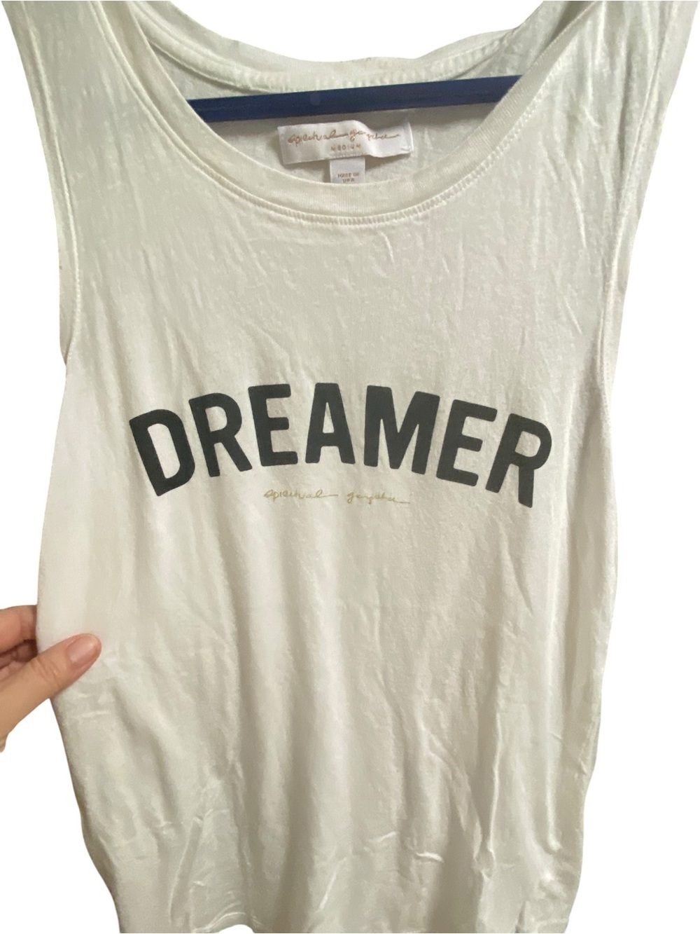 Spirtual Gangster Dreamer Graphic Tank Top Cotton Muscle tee athleisure gym - Picture 6 of 12
